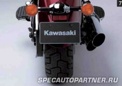 Kawasaki VN900 Classic (2007) мотоцикл 900 куб.см
