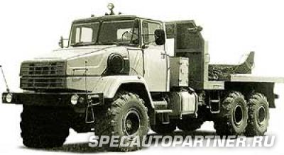 КРАЗ-260-ТВ1-20 трубовоз на шасси КрАЗ-6322
