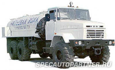 АЦПТ-7,6 автоцистерна водовоз на шасси КрАЗ-6322 (КрАЗ-63221)