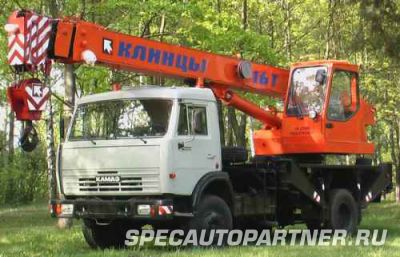 КС-35719-1-02 автокран Клинцы на шасси КамАЗ 43253