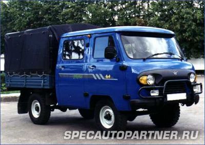 УАЗ-39094 бортовой 4х4 с двухрядной кабиной