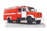 АЦ-40 пожарная автоцистерна на шасси ЗИЛ 433104