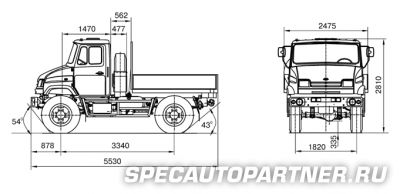 ЗИЛ 43272Н бортовой 4х4