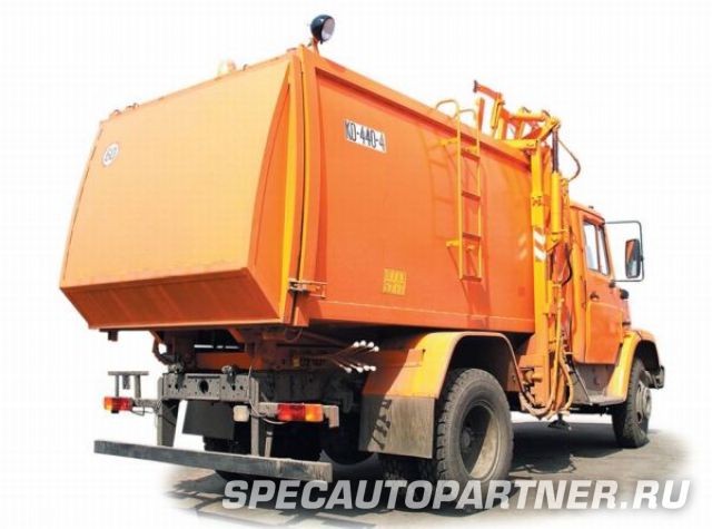 КО-440-4 мусоровоз портальный на шасси ЗИЛ 494560