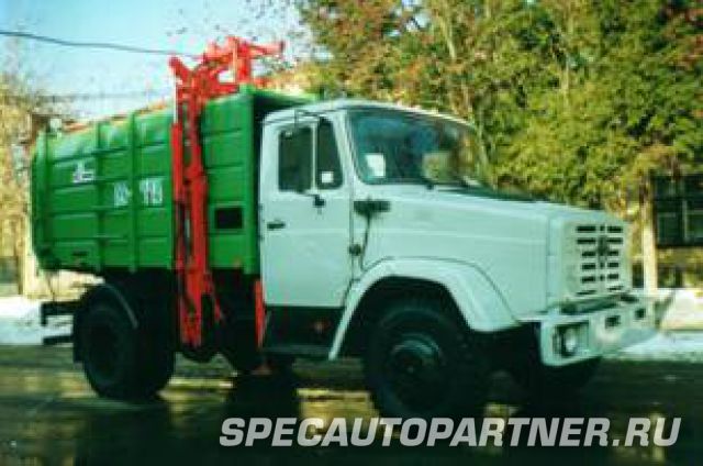 КО-449-10 мусоровоз на шасси ЗИЛ 494560 (Мценский Коммаш)