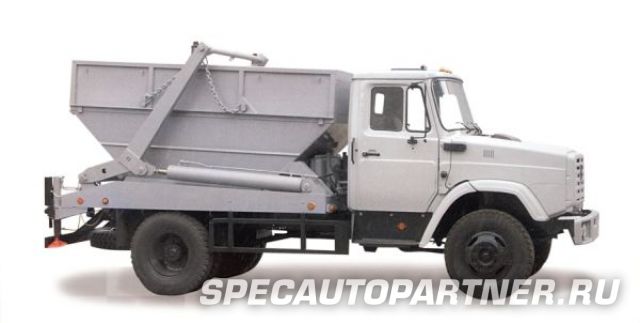 КО-450 мусоровоз для крупногабаритного мусора на шасси ЗИЛ 494560