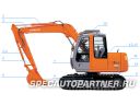 Hitachi Zaxis ZX80LCK экскаватор гусеничный