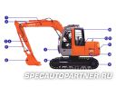 Hitachi Zaxis ZX80LCK экскаватор гусеничный Фото № 3