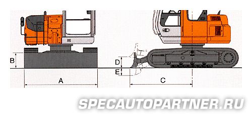 Hitachi Zaxis ZX75US экскаватор гусеничный