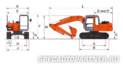 Hitachi Zaxis ZX110 экскаватор гусеничный