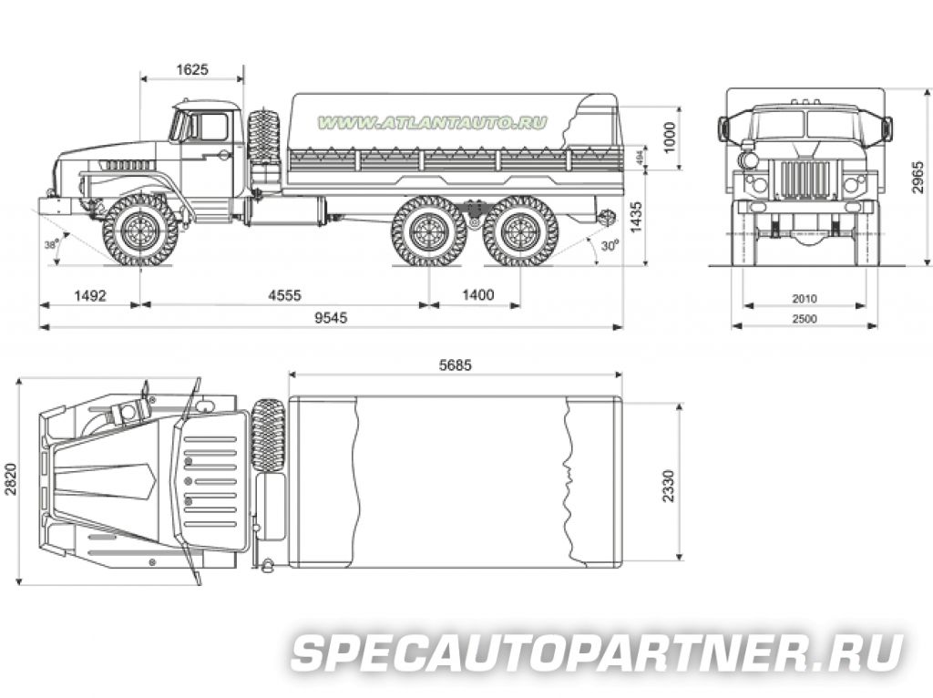 Урал 4320-0911-30 бортовой 6х6