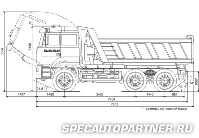 Урал 63685-0010 самосвал 6x4