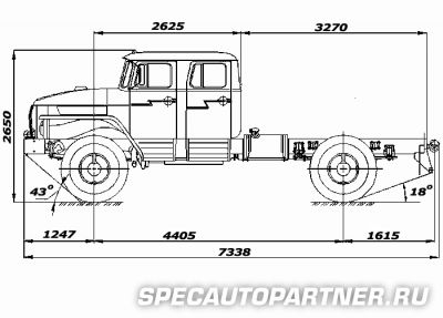 Урал 43206-1551 шасси