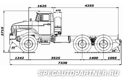 Урал 4320-10 шасси