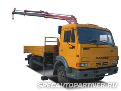 КАМАЗ-4308 бортовой 4x2 с КМУ AmcoVeba 807 T2S