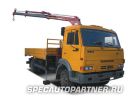 КАМАЗ-4308 бортовой 4x2 с КМУ AmcoVeba 807 T2S