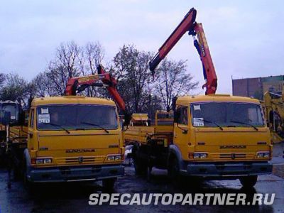 КАМАЗ-4308 бортовой 4x2 с КМУ Palfinger РК 8500