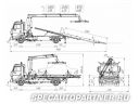 КАМАЗ-4308 эвакуатор со сдвижной платформой и КМУ AmcoVeba 811 T2S Фото № 2