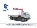 КАМАЗ-53215 бортовой 6x4 с КМУ AmcoVeba 815 T3S Фото № 2