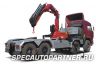КАМАЗ-63501 тягач седельный 8x8 с КМУ AmcoVeba 817 4S