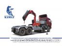 КАМАЗ-63501 тягач седельный 8x8 с КМУ AmcoVeba 817 4S Фото № 2