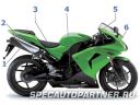 Kawasaki Ninja ZX-10R (2006) Кавасаки Ниндзя мотоцикл супер спорт 1000 куб.см Фото № 18