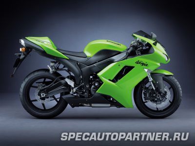 Kawasaki Ninja ZX-6R (2007) Кавасаки Ниндзя мотоцикл супер спорт 600 куб.см