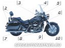 Kawasaki VN1600 Classic Tourer (2006) мотоцикл турер круизер 1600 куб.см Фото № 3