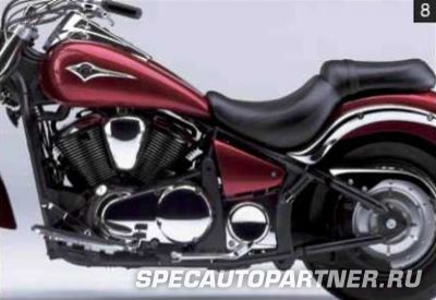 Kawasaki VN900 Classic (2007) мотоцикл 900 куб.см Kawasaki VN900 Classic (2007) мотоцикл 900 куб.см