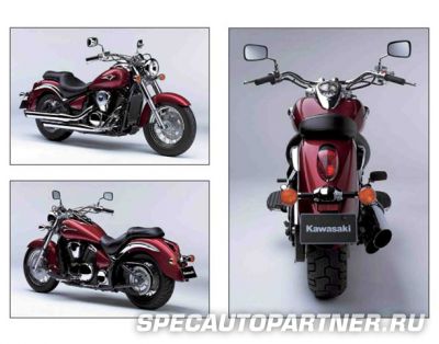 Kawasaki VN900 Classic (2007) мотоцикл 900 куб.см