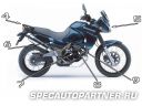 Kawasaki KLE500 (2007) мотоцикл эндуро 500 куб.см Фото № 5