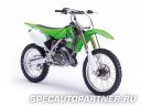 Kawasaki KX 125 (2007) мотоцикл кросс 125 куб.см Фото № 1