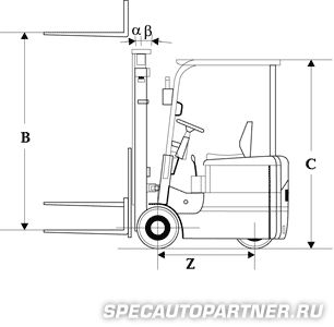 HELI CPD10S-AH погрузчик вилочный