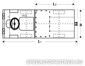 HELI BD40 платформенная тележка самоходная