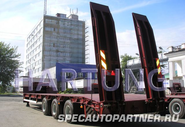 HARTUNG-9433.16-000 00 10 полуприцеп-тяжеловоз трал низкорамный