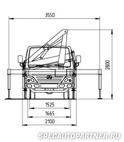 BAW Фenix 1065Y (BJ1065P1U62) с КМУ