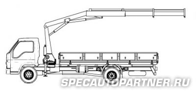 BAW Фenix 1065Y (BJ1065P1U62) с КМУ