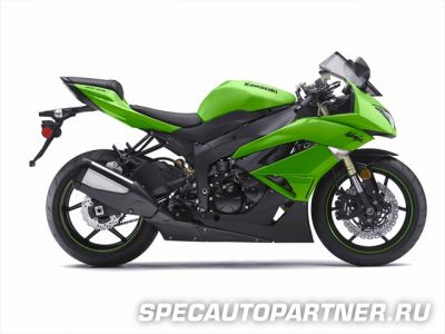 Kawasaki Ninja ZX-6R (2009) Кавасаки Ниндзя мотоцикл супер спорт 600 куб.см