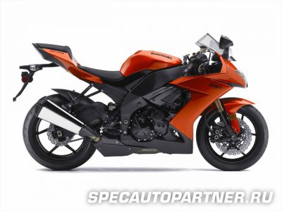 Kawasaki Ninja ZX-10R (2009) Кавасаки Ниндзя мотоцикл супер спорт 1000 куб.см