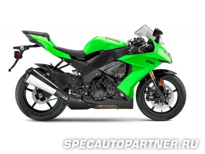 Kawasaki Ninja ZX-10R (2008) Кавасаки Ниндзя мотоцикл супер спорт 1000 куб.см