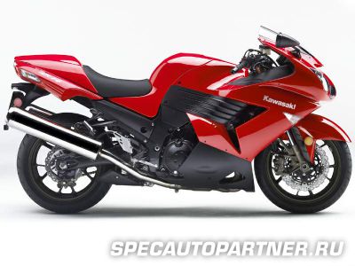 Kawasaki ZZR-1400 (2009) ABS мотоцикл спорт-туризм 1400 куб.см