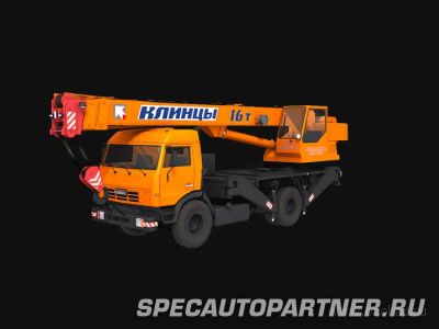 КС-35719-1-02 автокран Клинцы на шасси КАМАЗ-43253