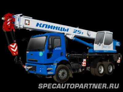 КС-55713-10К-2 автокран Клинцы на шасси Ford Cargo