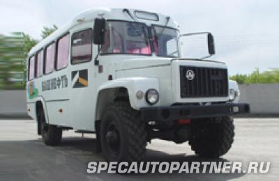 КАВЗ-397663 автобус капотный 4х4 на шасси ГАЗ-3308