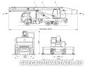 КС-45721-11 автокран Челябинец на шасси КАМАЗ-55111 Фото № 1