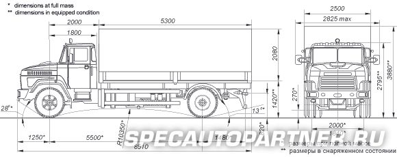 КРАЗ-5133В2 бортовой 4x2