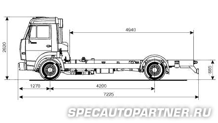 КАМАЗ-4308 Шасси
