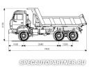 КАМАЗ-65111 самосвал 6х6 Фото № 2