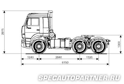 КАМАЗ-65116 тягач седельный 6х4