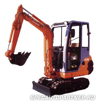 Hitachi EX16-2 мини-экскаватор гусеничный